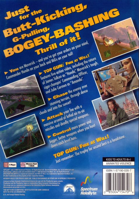 Top Gun : Fire at Will! dos