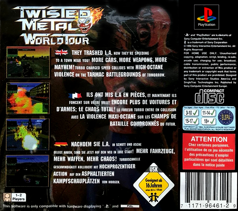 Twisted Metal - World Tour dos