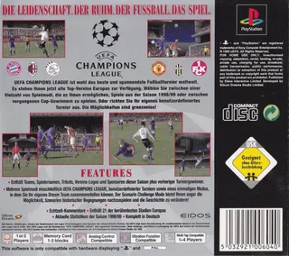 UEFA Champions League : Saison 1998-99 - Dos