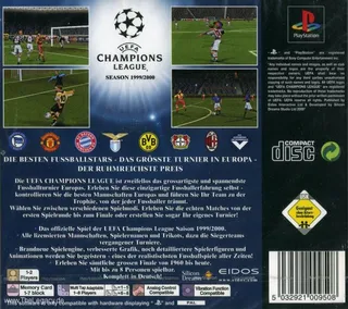 Uefa Champions League - Saison 1999 - 2000 dos