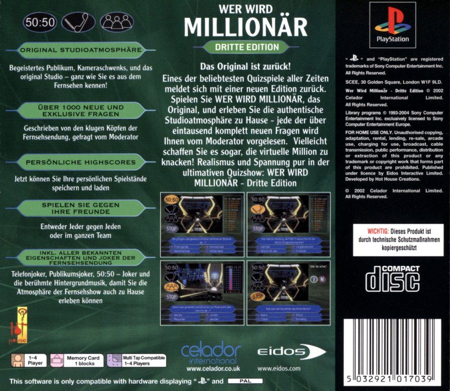 Who Wants to Be a Millionaire ? : 3rd Edition dos