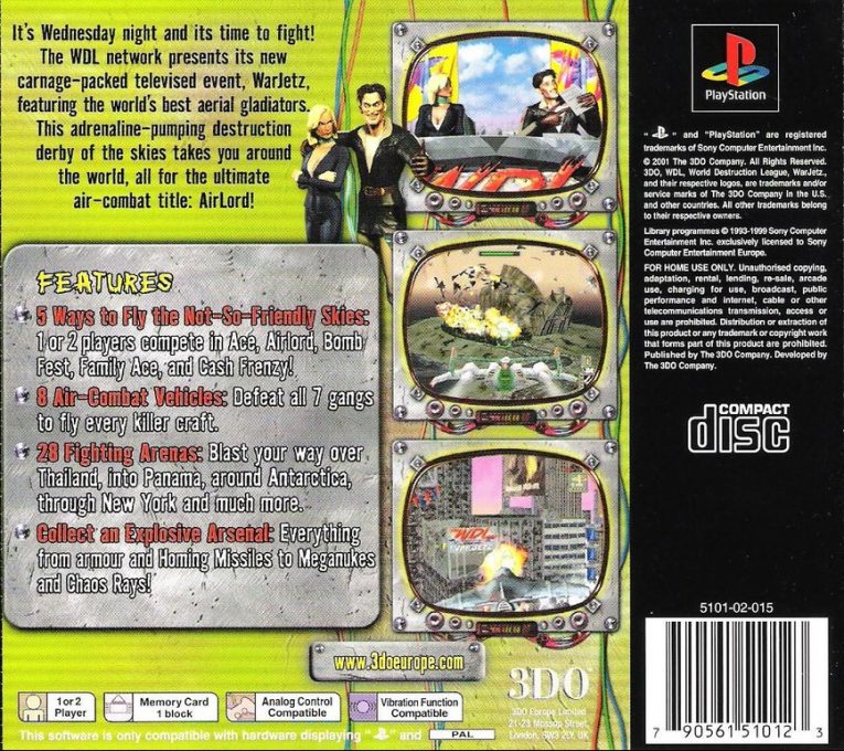 World Destruction League : WarJetz dos