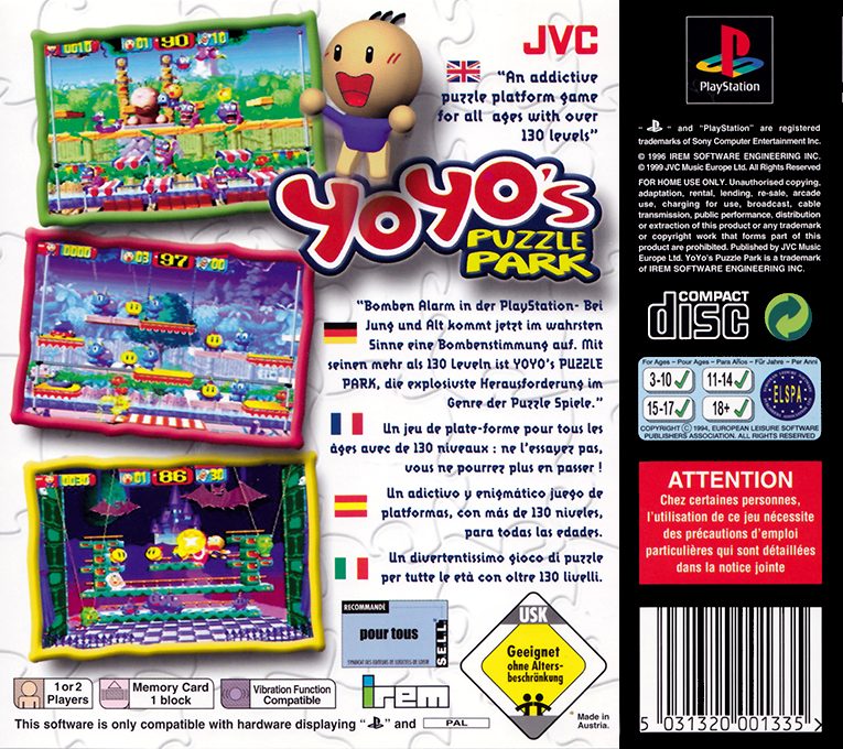 Yoyo's Puzzle Park dos