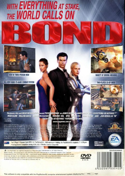 007 : Quitte ou Double - Dos