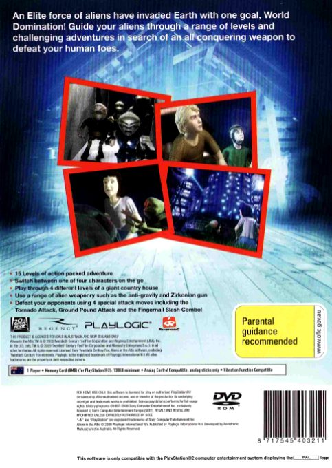 Aliens In The Attic - Dos