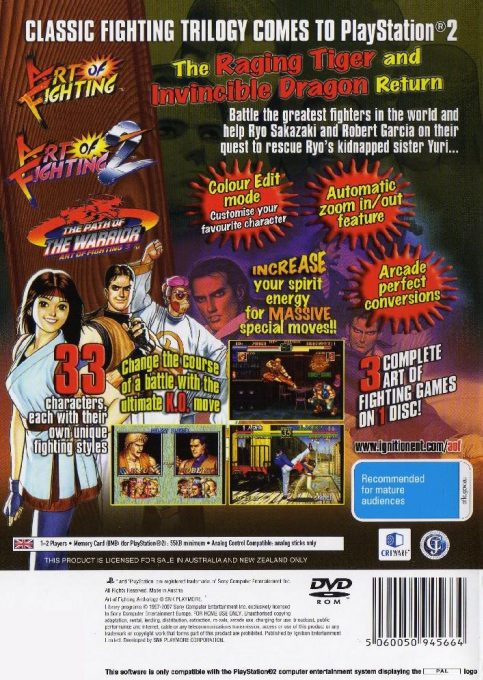 Art of Fighting Anthology - Dos