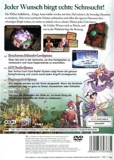 Atelier Iris 3 : Grand Phantasm - Dos