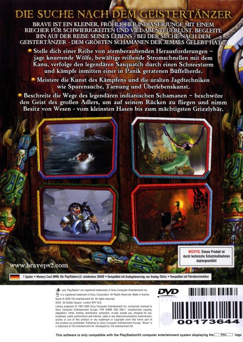 Brave : A la recherche d'Esprit Danseur - Dos