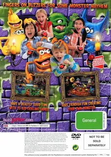 Buzz ! Junior : Les Petits Monstres - Dos
