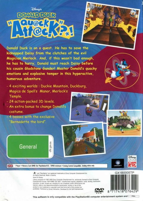 Disney's Donald Duck : Cou@k Att@k?*! - Dos