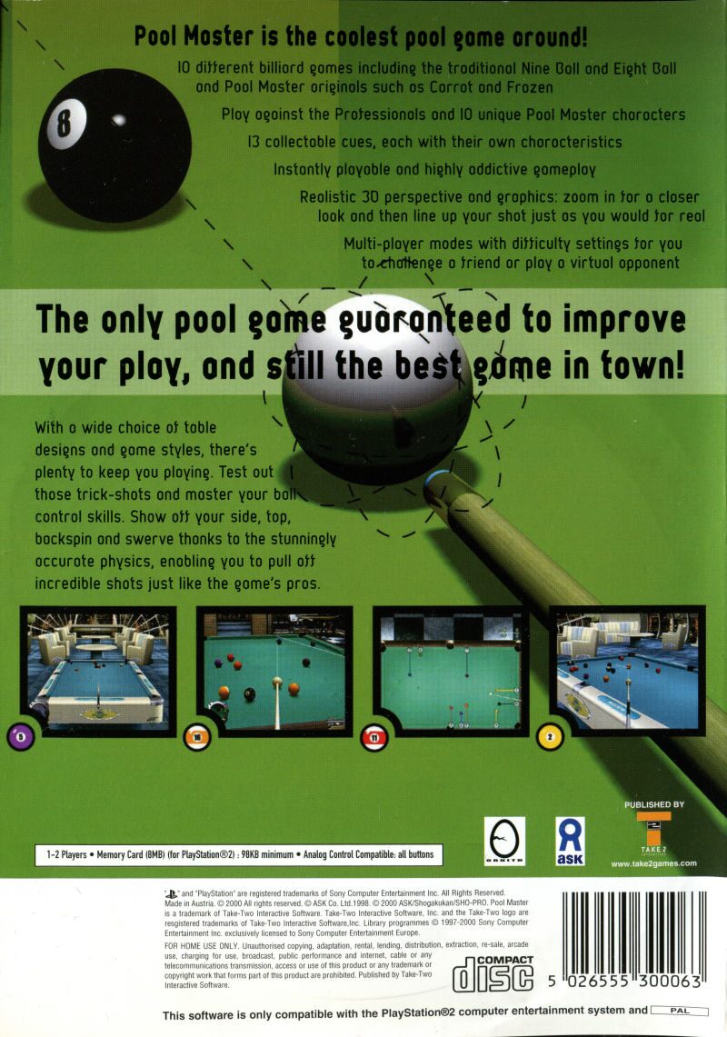 Doukyuu - Billiard Master 2 - Dos