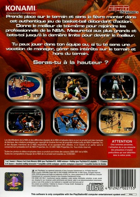 ESPN NBA 2Night 2002 - Dos