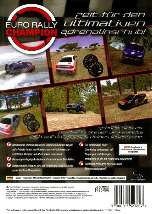 Euro Rally Champion - Dos