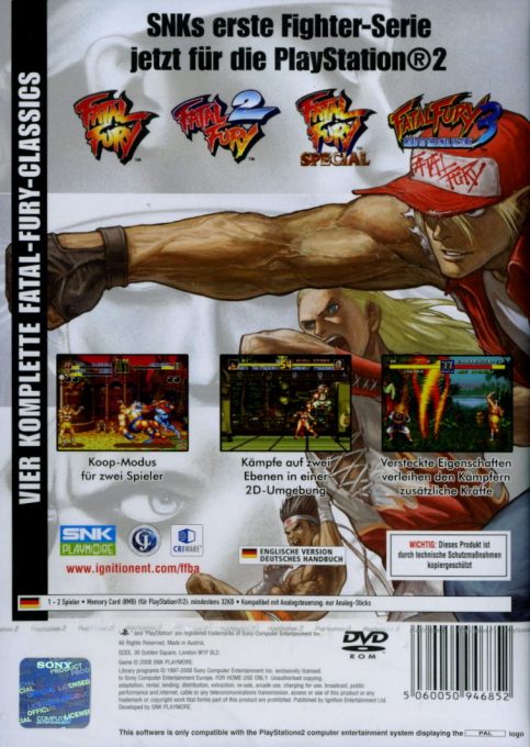 Fatal Fury : Battle Archives - Dos
