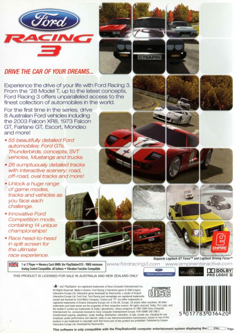 Ford Racing 3 dos
