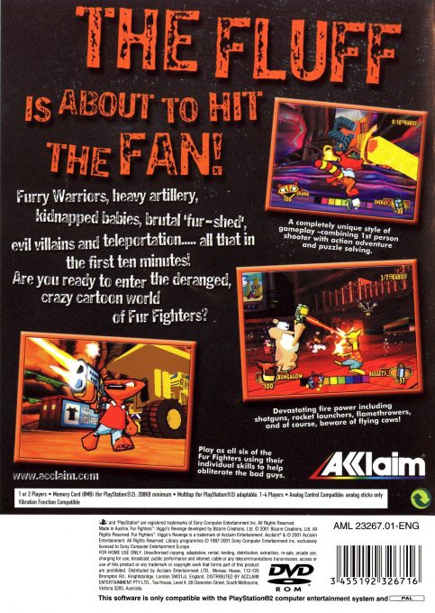 Fur Fighters : Viggo's Revenge - Dos