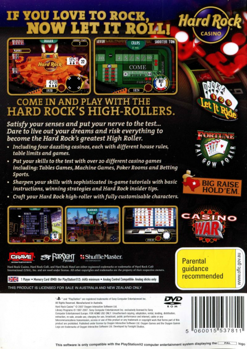 Hard Rock Casino - Dos