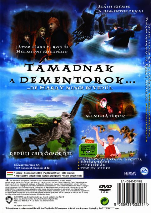 Harry Potter Et Le Prisonnier D'azkaban - Dos