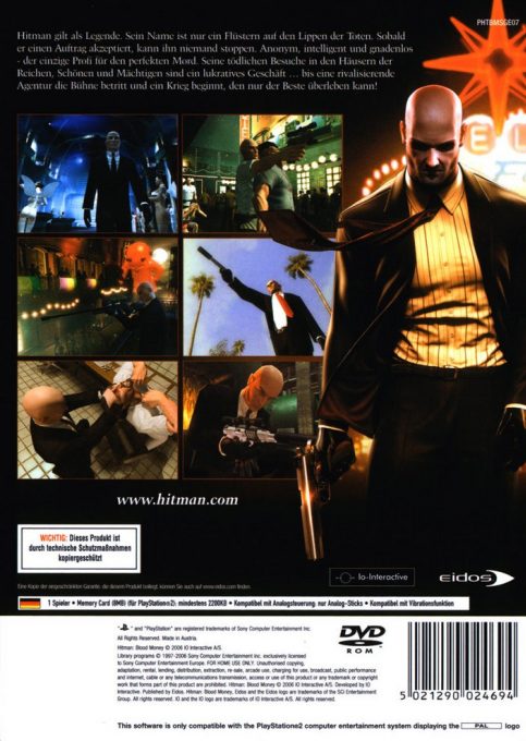 Hitman : Blood Money - Dos