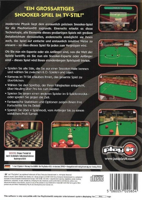 International Snooker Championship - Dos