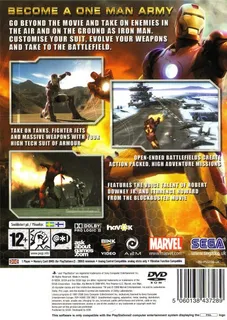Iron Man : Le Jeu Video Officiel - Dos