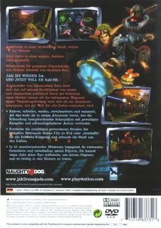 Jak II : Hors la Loi - Dos