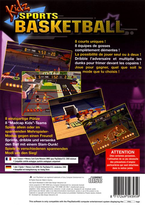 Jaquette arrière
