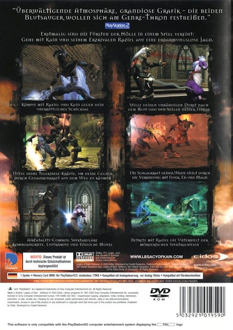 Legacy of Kain : Defiance - Dos
