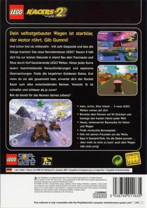 LEGO Racers 2 - Dos