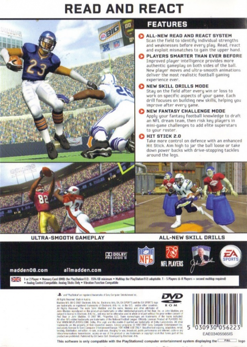 Madden NFL 06 - Dos