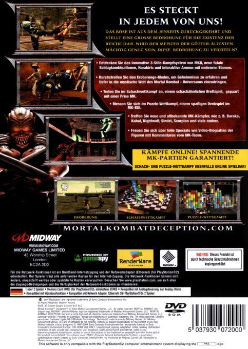 Mortal Kombat Mystification dos