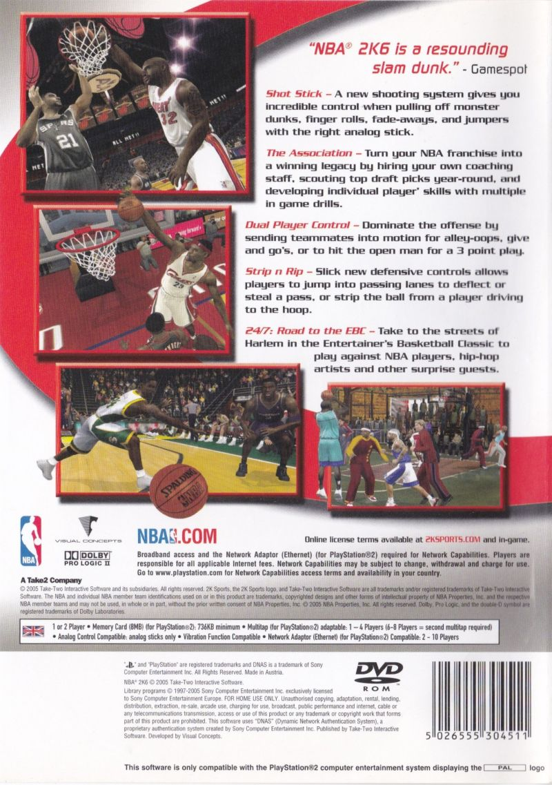 NBA 06 - Dos
