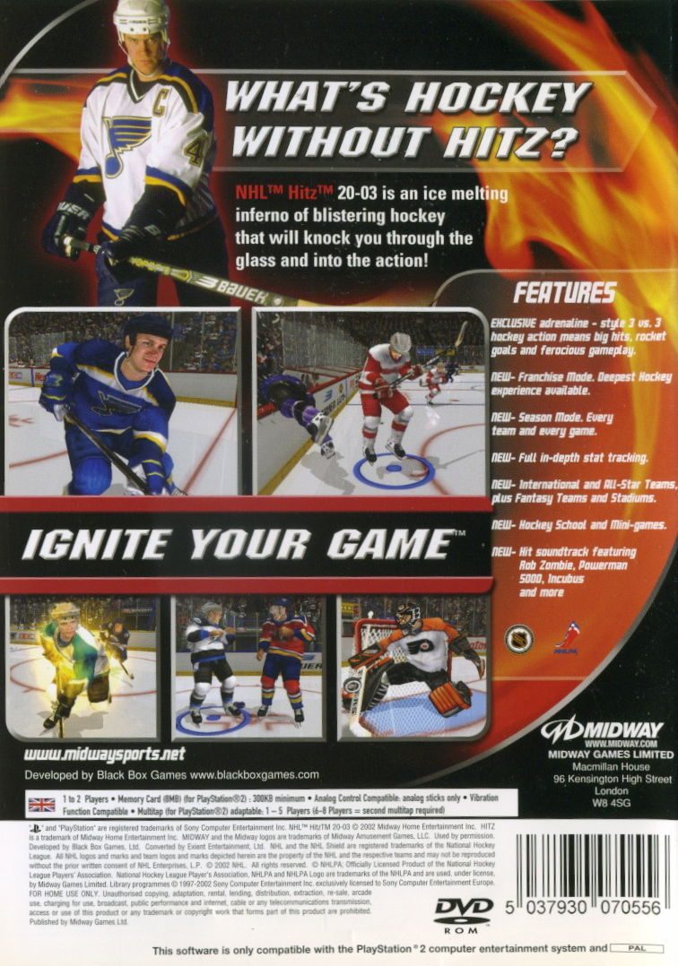 NHL Hitz 20-02 - Dos