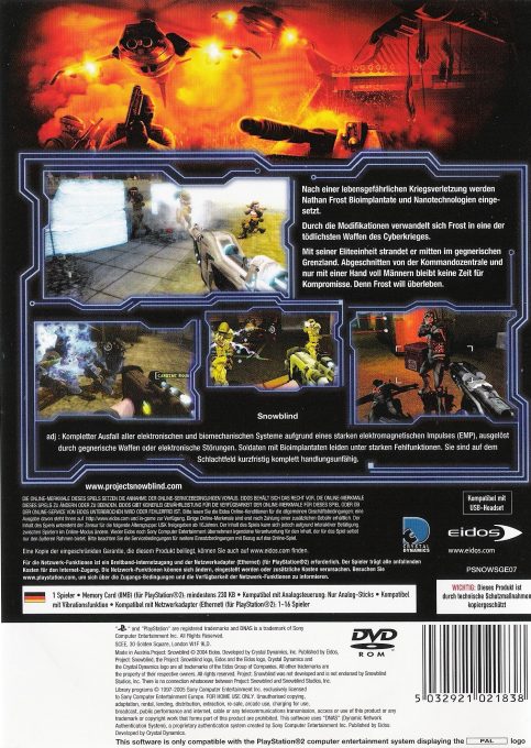 Project : Snowblind - Dos