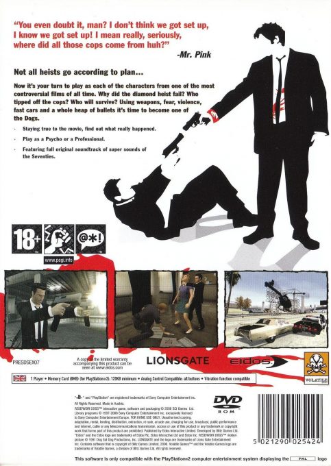 Reservoir Dogs - Dos