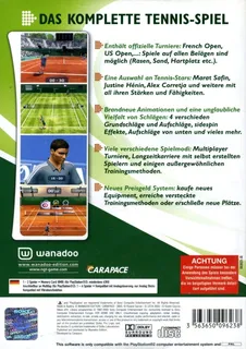 Roland Garros 2003 French Open - Dos