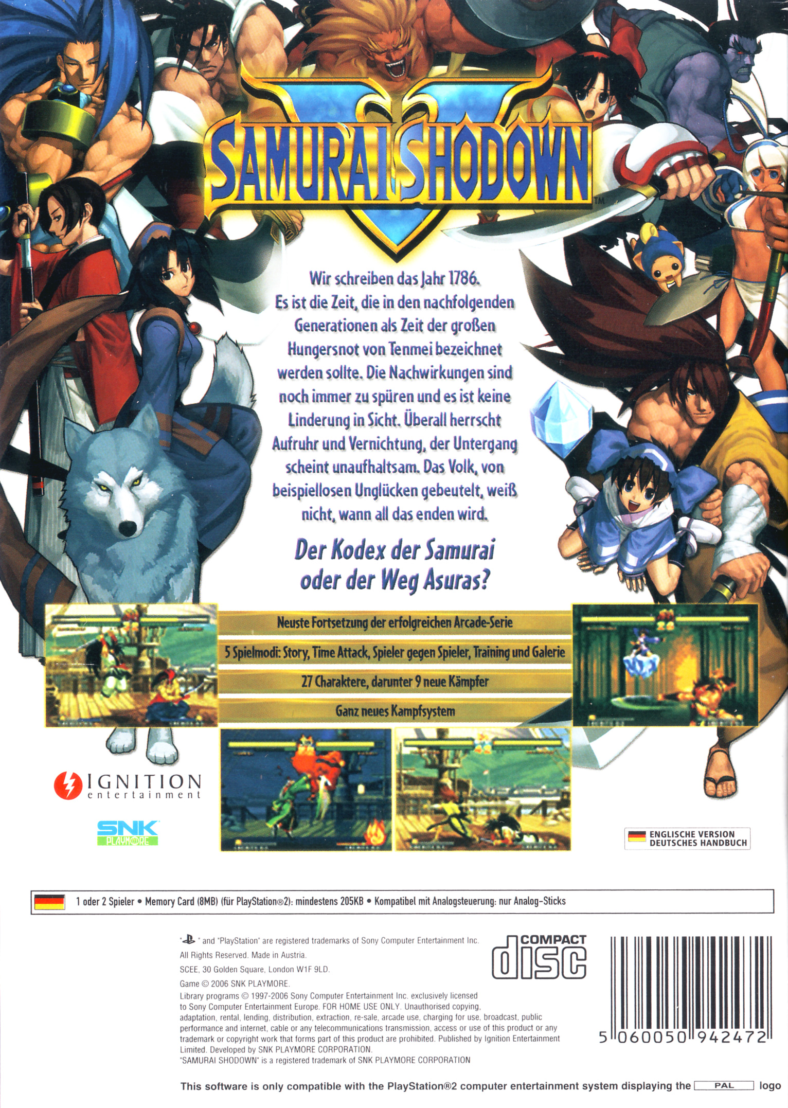 Samurai Shodown dos
