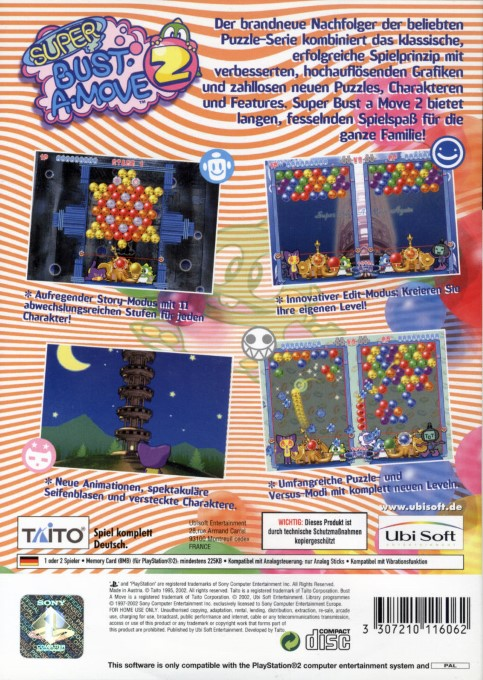 Super Bust-a-move 2 dos