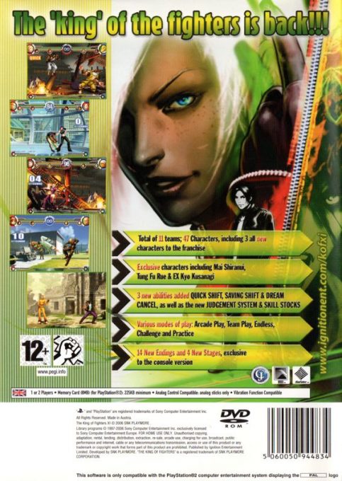 The King of Fighters XI dos