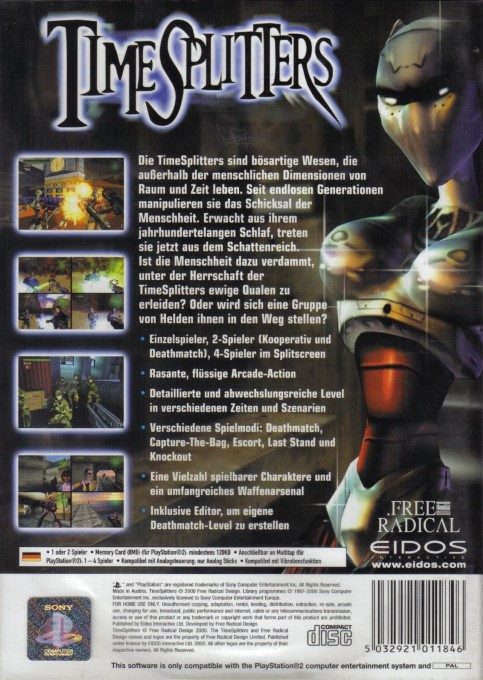 TimeSplitters : Future Perfect - Dos