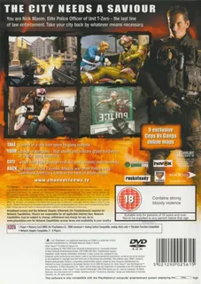 Urban Chaos : Violence Urbaine - Dos