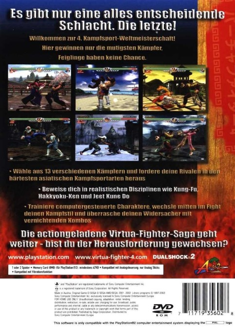 Virtua Fighter 4 dos