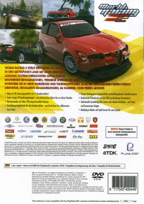 World Racing 2 dos