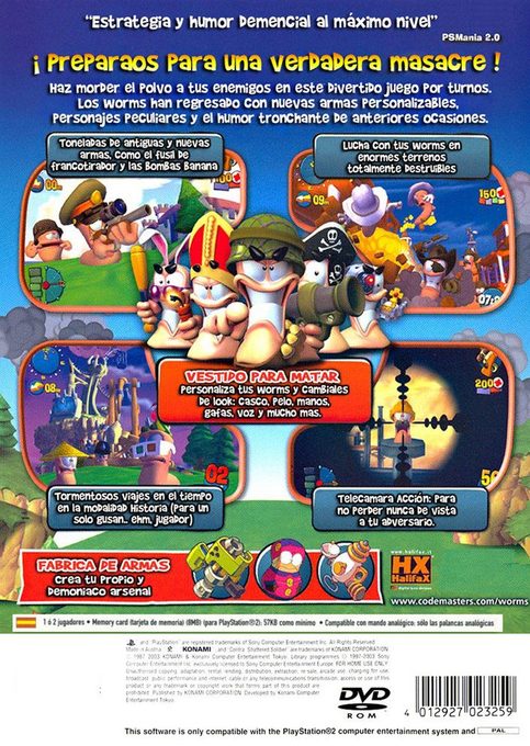 Worms 4 : Mayhem dos