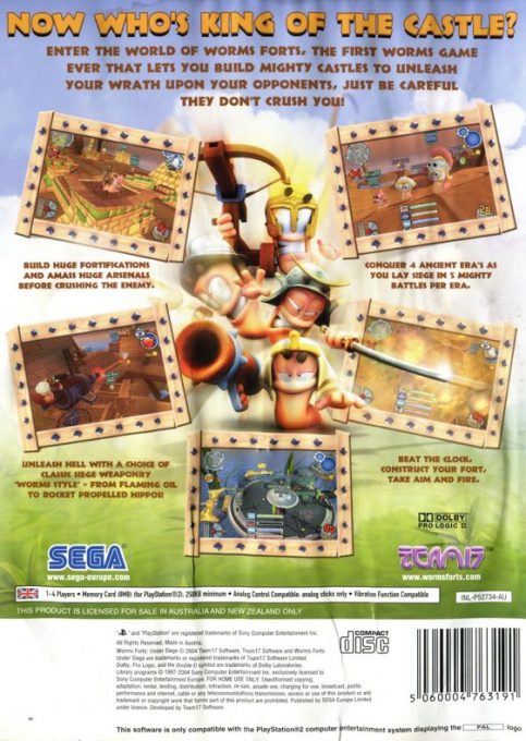 Worms Forts : Etat De Siege dos