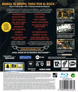 AC/DC Live : Rock Band Track Pack - Dos