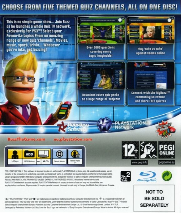 Buzz! TV Visa Special Edition - Dos