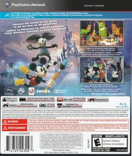 Disney Epic Mickey : Le Retour Des Héros - Dos