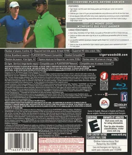 Tiger Woods Pga Tour 09 - Dos