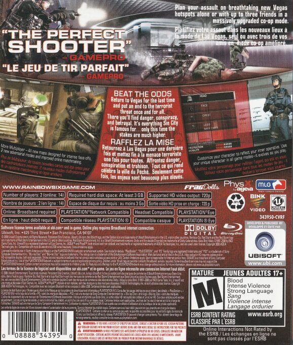 Tom Clancy's Rainbow Six - Vegas 2 - Complete Edition - Dos